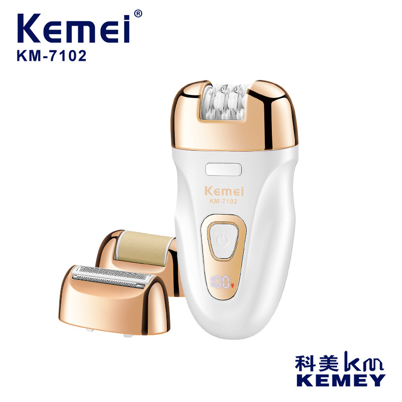 Kome /KEMEI depiladora eléctrica afeitadora para mujeres afeitadora para mujeres depiladora extractor depilador artefatos depiladores