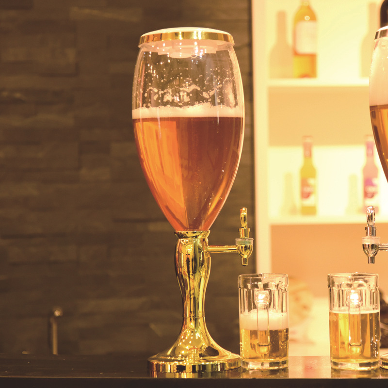 In-stock wine cannons, beer barrels, draft beer barrels with faucets, bars, KTVS, night markets, commercial beverage barrels, cola barrels, wine cannons Application Scenario