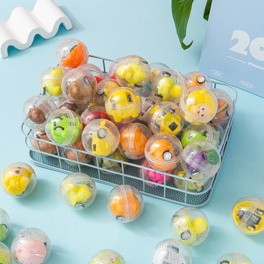 游艺机45回力汽车星空扭扭蛋球幼儿园地摊夜市儿童小玩具跨境批发复活节彩蛋盲盒创意潮流玩具
