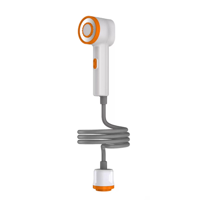 The 2025 new outdoor shower, lighting and all-in-one bathing wonder, camping dormitory, household electric mobile showerhead Item Picture