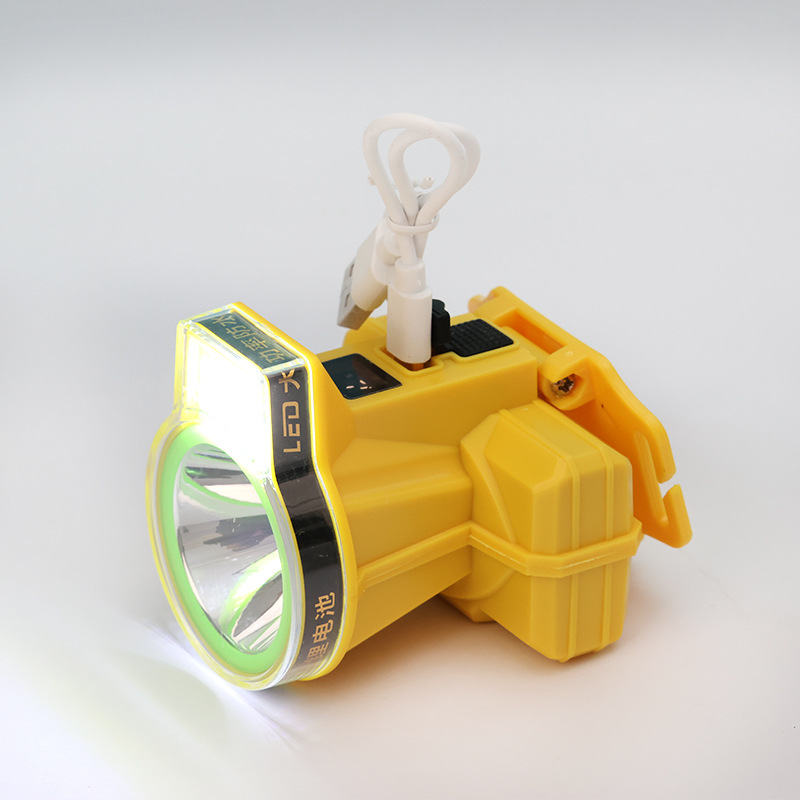 Smart display floodlight headlamp with 4000 lumens of strong light for outdoor camping lighting Specification image