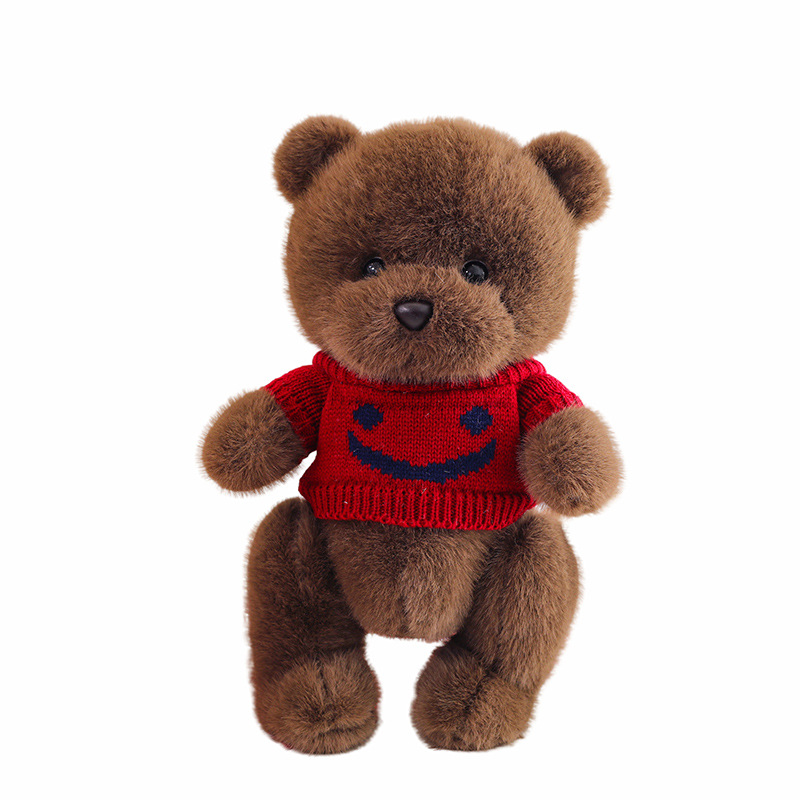 New cross-border sweater, teddy bear plush toy, cute teddy bear doll, Children's Day gift Item Picture