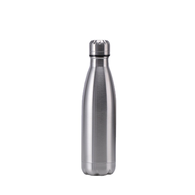 Double-layer stainless steel insulated cups, large-capacity portable water bottles for male and female students' sports, cola bottles, water cups wholesale Item Picture