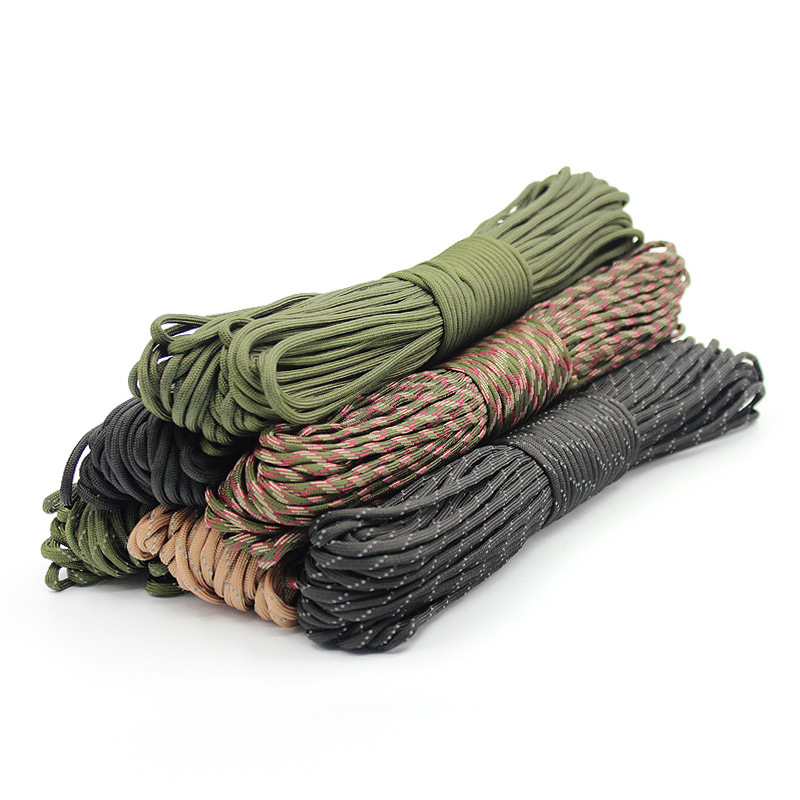 7-core 4mm parachute rope, outdoor multi-functional mountaineering paratrooper traction rope, escape and rescue equipment, safety rope, 31-meter parachute rope Application Scenario