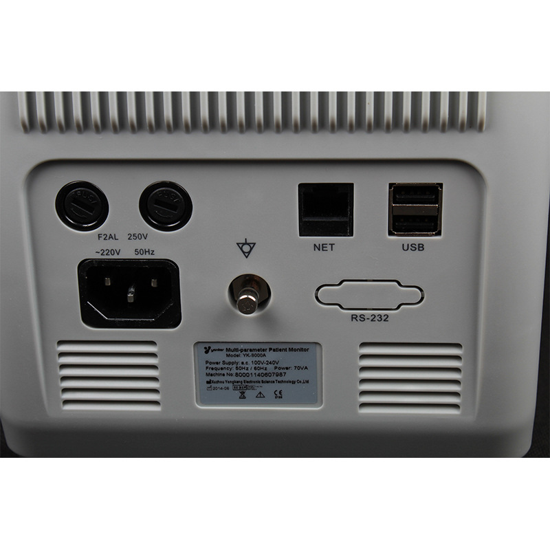 Cross-border exclusive 8000A portable multi-parameter monitor, 24-hour medical electrocardiogram vital sign monitor details Picture