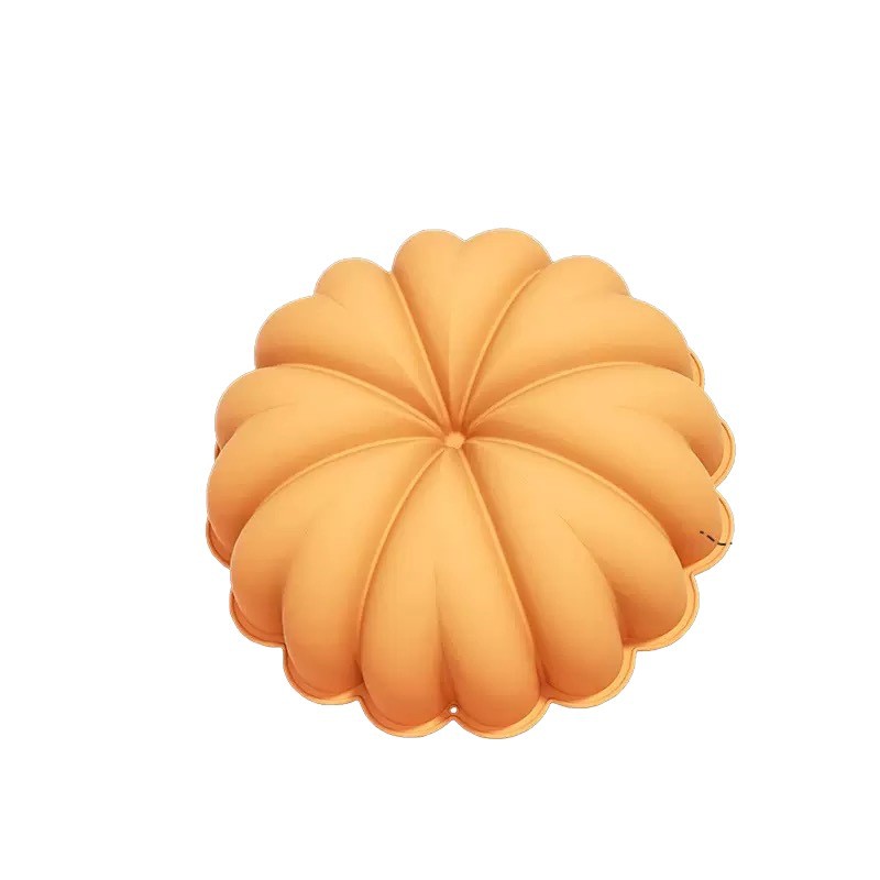 跨境万圣节南瓜硅胶宝宝辅食烘焙模具baby care婴幼童白底实物图