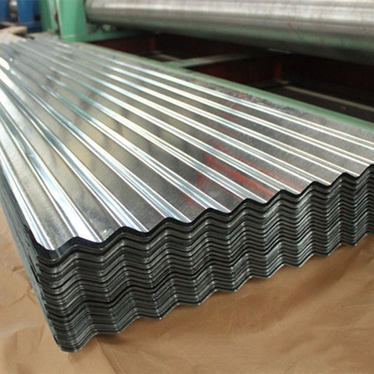 Hot-dip galvanized tiles, patterned galvanized iron sheet corrugated tiles, patterned galvanized metal single-layer tiles, building enclosure panels details Picture