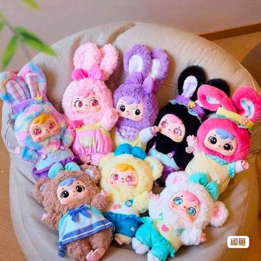 Genuine Samuel 400-piece second generation - Bear and Rabbit Blind Box Trendy toy End box wholesale in full cases