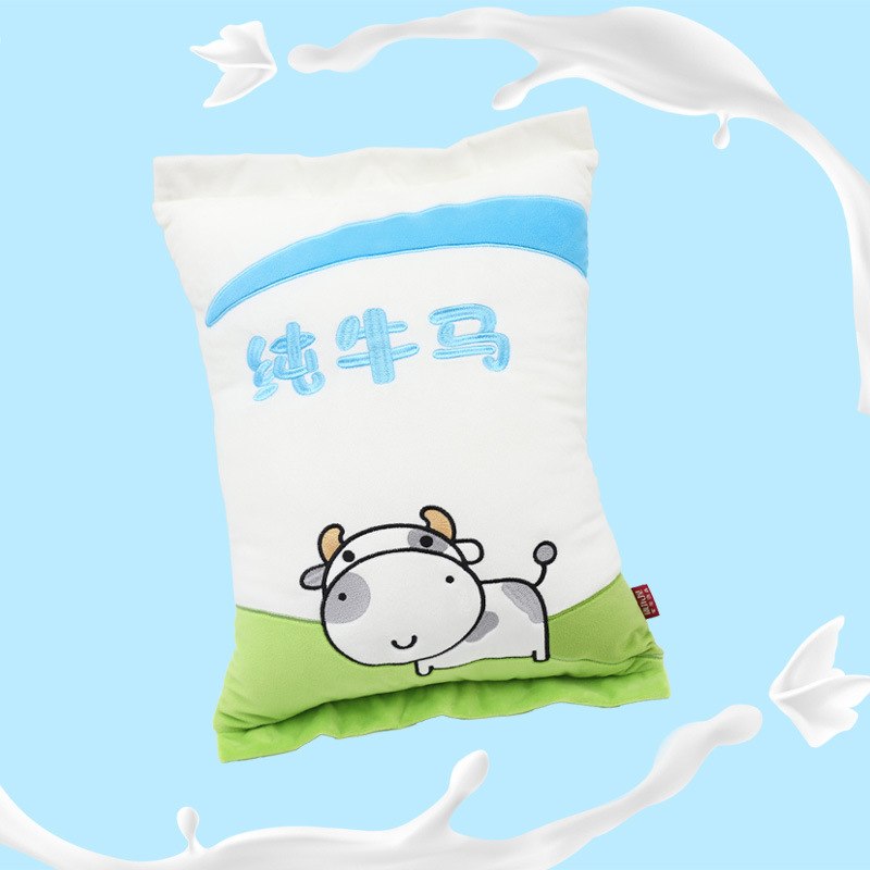 Cartoon creative warning sign pillow, recreation house office student waist pillow cushion, waist cushion wholesale Specification image