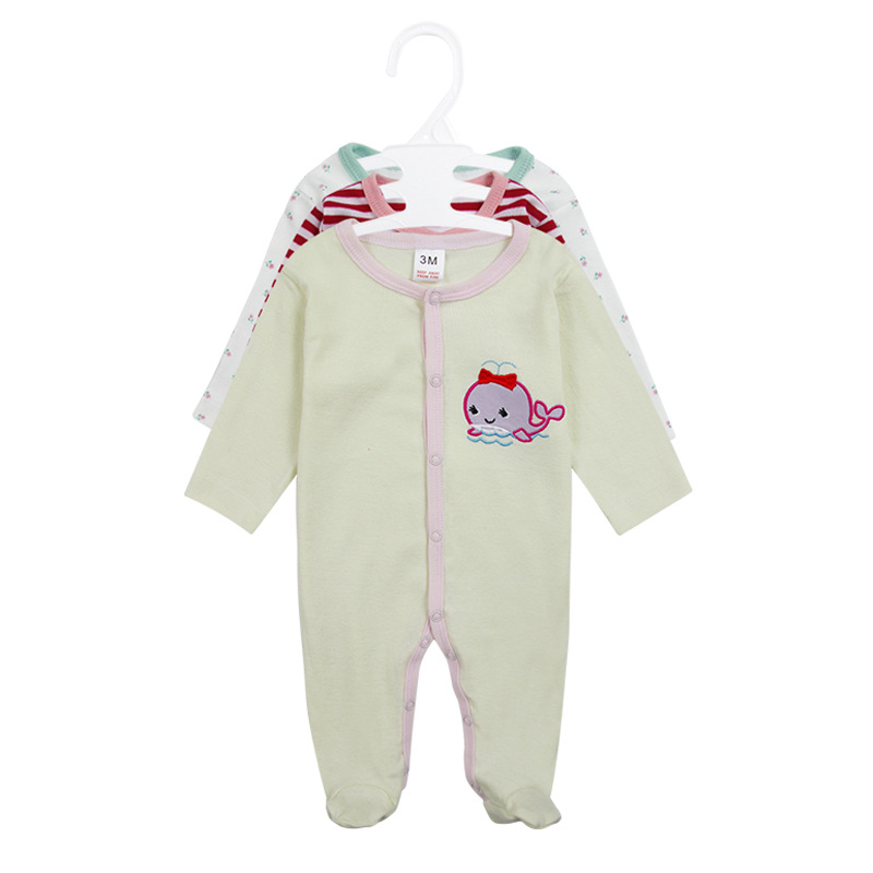 Wholesale of children's clothing from source manufacturers for export in 2024, European and American cotton baby crawling clothes, Amazon Caterpillar long-sleeved crawling clothes Application Scenario