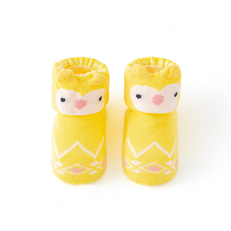 Baby socks, spring and autumn thin style baby socks, anti-slip cartoon newborn socks wholesale, 0-6 months old children's socks Item Picture