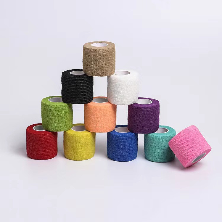 Non-woven fabric self-adhesive bandages for export, elastic sports bandages, beauty bandages, pet bandages Item Picture