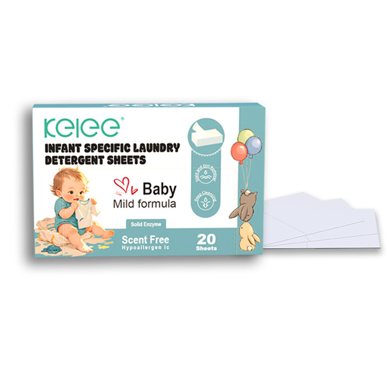 全溶解婴儿洗衣片浓缩纳米小孩儿童洗衣英文