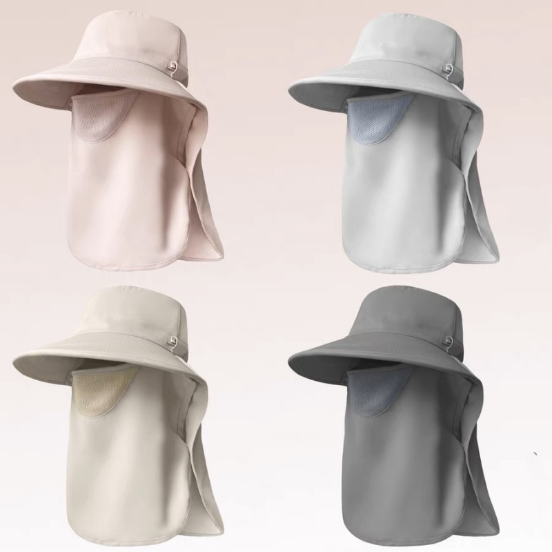 Sombrero de protección solar funcional visera transpirable visera protector de cuello sombrero solar integral anti-uv sombrero de seguridad para el hogar Application Scenario