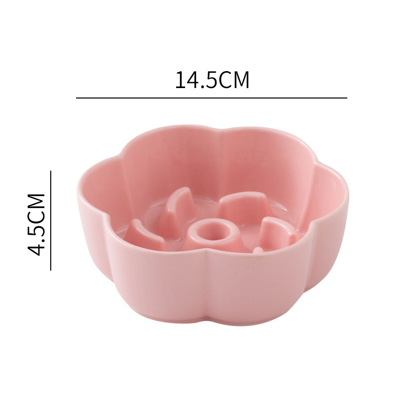 Cute cat bowl, anti-black chin, high-legged cat bowl, slow food bowl, high appearance level, dog bowl, pet bowl, rice bowl Application Scenario