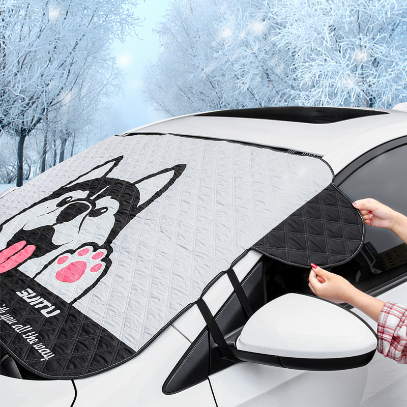 Car sun protection, heat insulation, sunshade, car sun visor, interior window front windshield cover, anti-frost fabric, snow shield full figure
