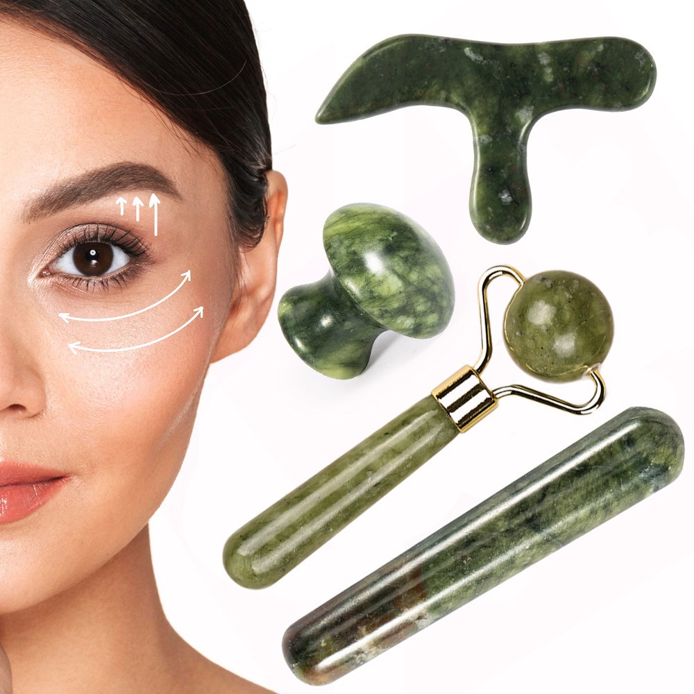 玉石刮痧板/刮痧板/经络/紫铜刮痧/指压板产品图