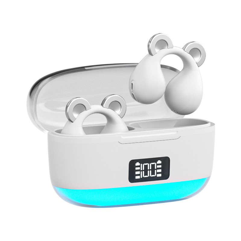GM60 In-ear Wireless Bluetooth Headphones 2026 New Model: Bone Conduction Movement, noise-cancelling and long battery life Item Picture