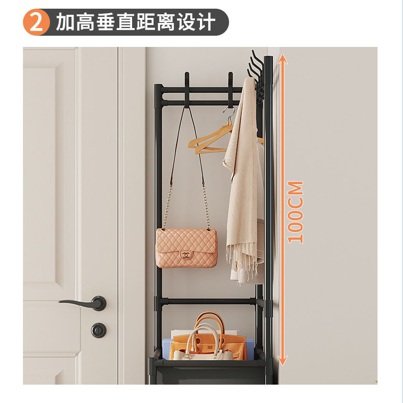 Shoe rack, coat rack, multi-layer simple dust-proof household dormitory rental room storage shoe cabinet 2023 bestseller Application Scenario