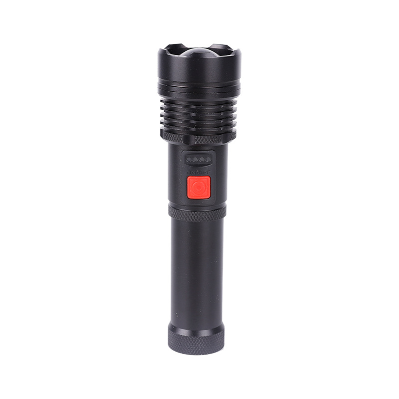 The new portable charging P50 long-range high-intensity flashlight is a multi-functional aluminum alloy outdoor household emergency flashlight Item Picture
