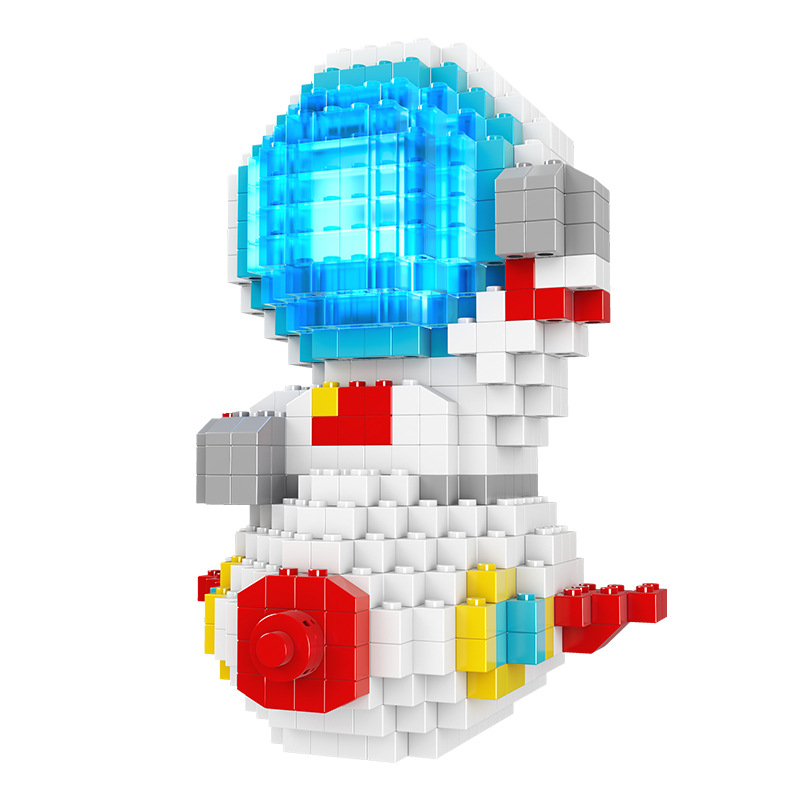 Bruco building Blocks Astronaut Model Small building blocks Transformers Star Zone LEGO 180g Item Picture