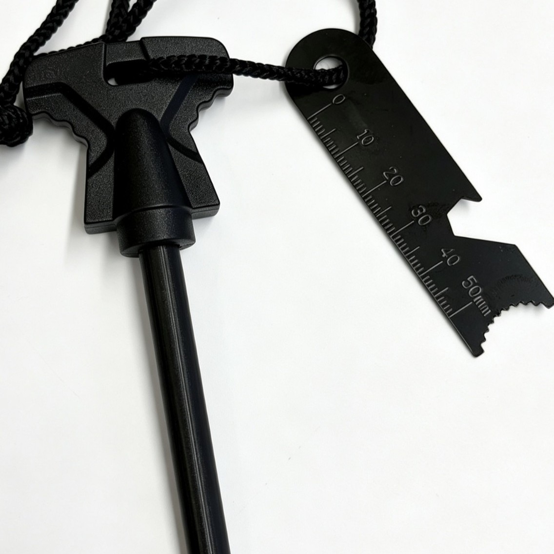 Wholesale of butterfly-shaped wide-handled flint sticks from the original manufacturer for wilderness survival flint stones Specification image