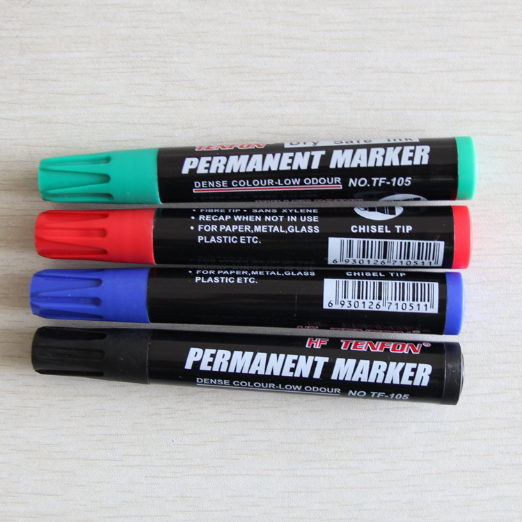The conical 105 socket oil-based marker pen of Tianfeng brand has a larger capacity and a longer writing time