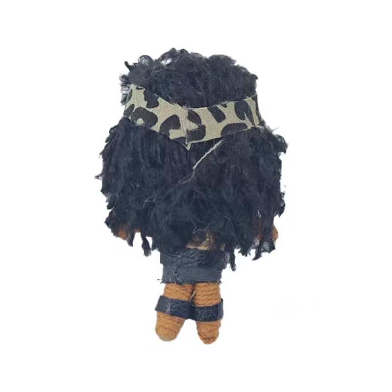 原创橄榄球运动员纯手工棉线娃娃外贸款伏都娃娃第五序列产品图