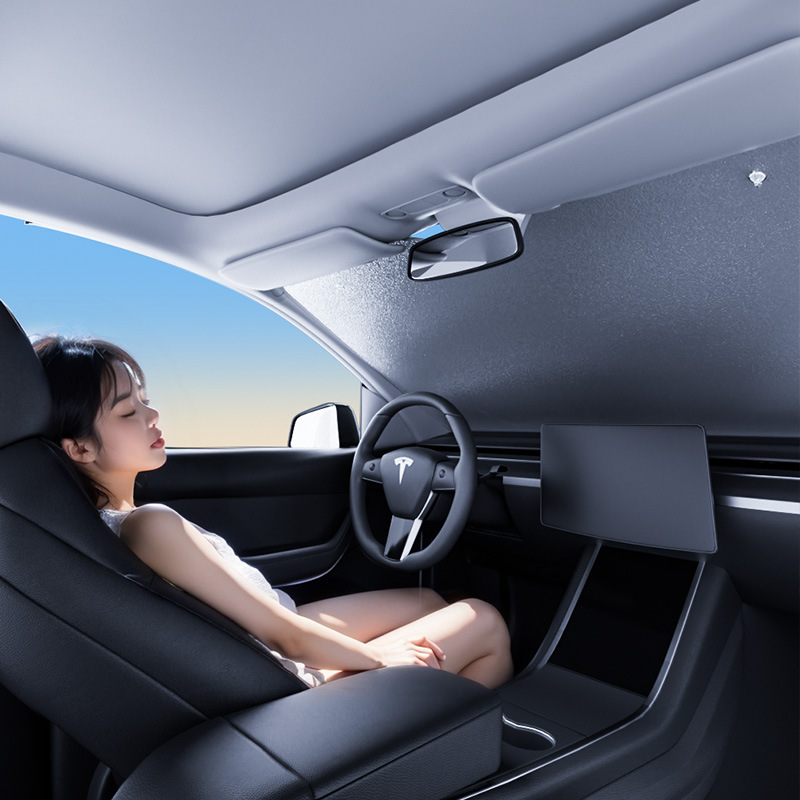 Car sun visor Laser type sun protection and heat insulation summer sun visor, car front windshield window sun visor details Picture