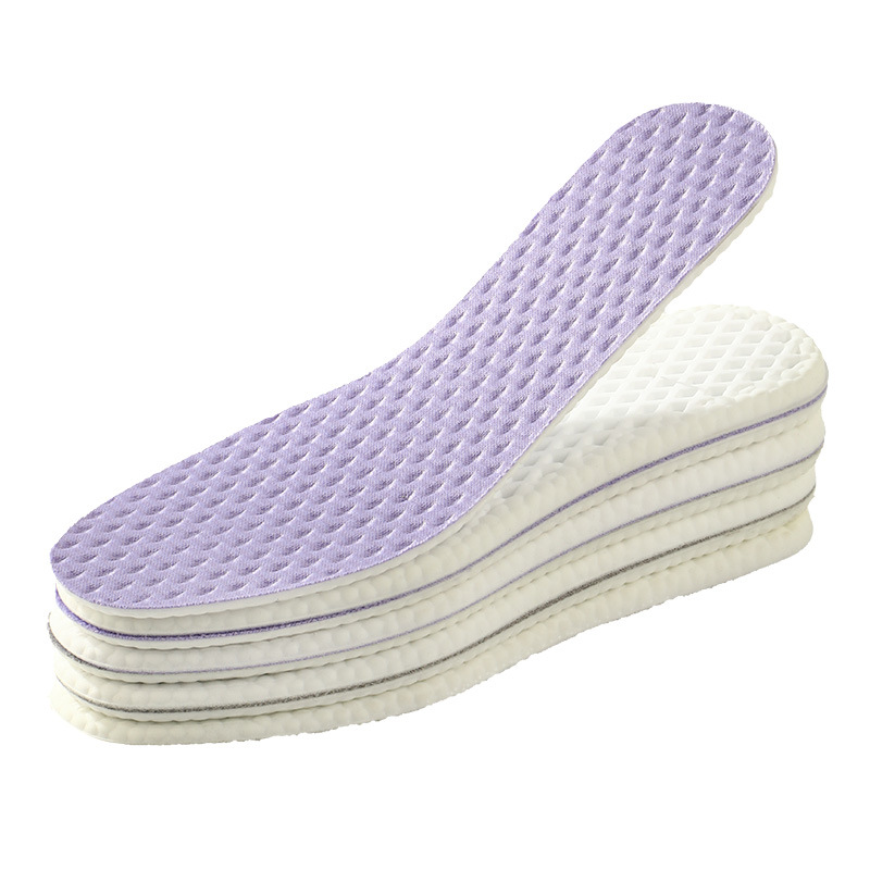 The insole is made of lavender, which is deodorizing, anti-odor, antibacterial, sweat-absorbing, breathable, highly elastic, shock-absorbing, comfortable for casual sports, and has a flat surface that feels like stepping on feces Item Picture