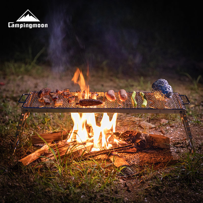 户外烧烤架烧烤网篮烤肉工具套装多功能炸炉烤肉餐具组合便携式烤串夹烤架配件