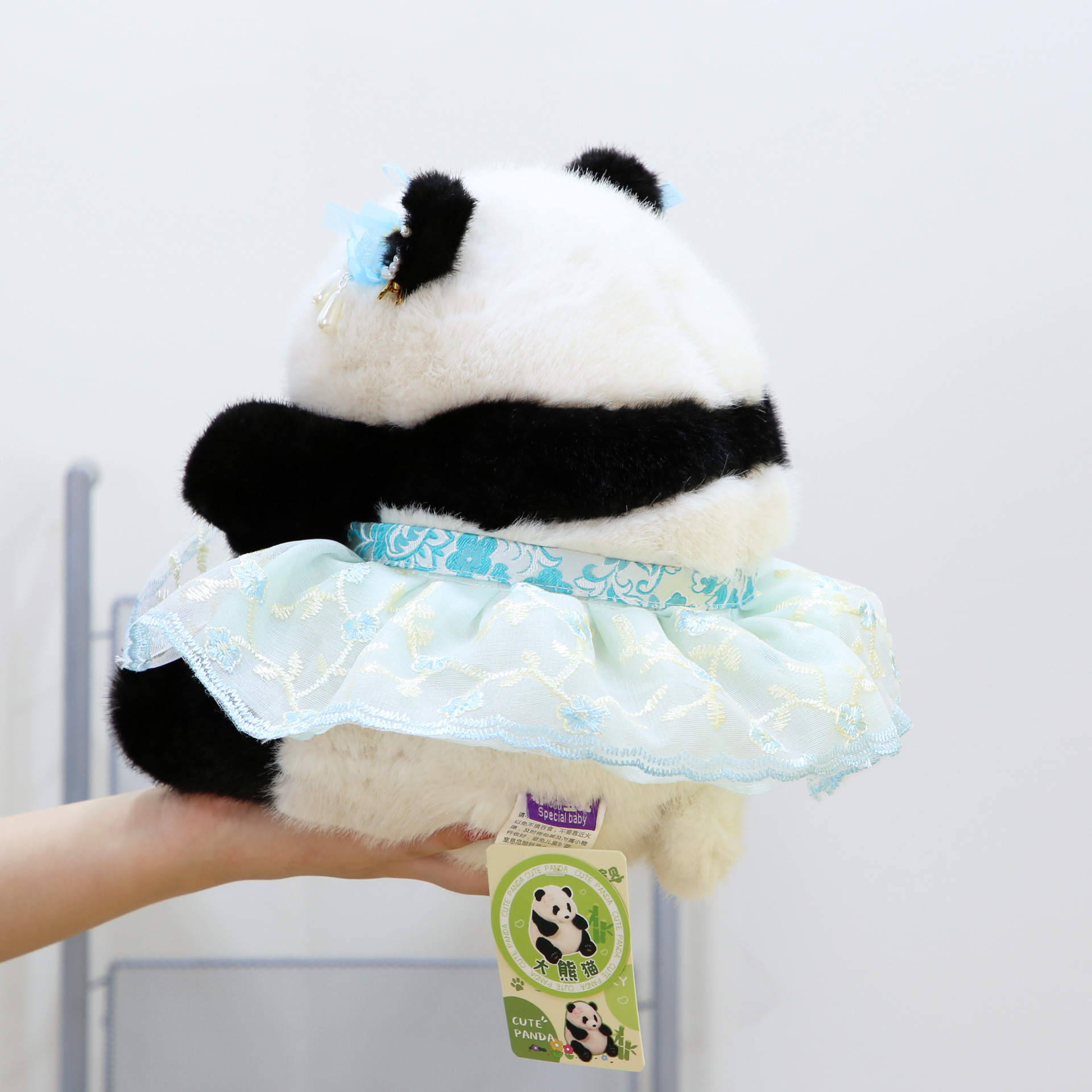 25cm panda doll Princess Panda baby plush toy doll, realistic and cute, for your girlfriend as a holiday gift wholesale Application Scenario