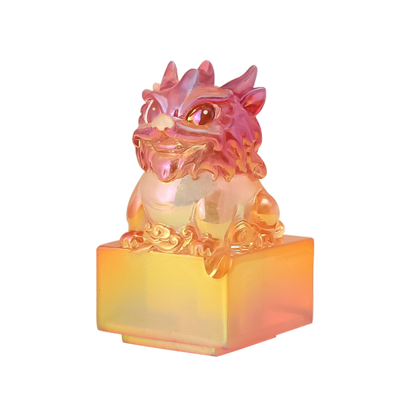 Shangsen's best-selling products: Emperor's Seal Blind Box, Auspicious Beasts, Jade Seal, Seals, Auspicious Wealth Attraction, Small Table Ornaments, handicrafts, toys Item Picture