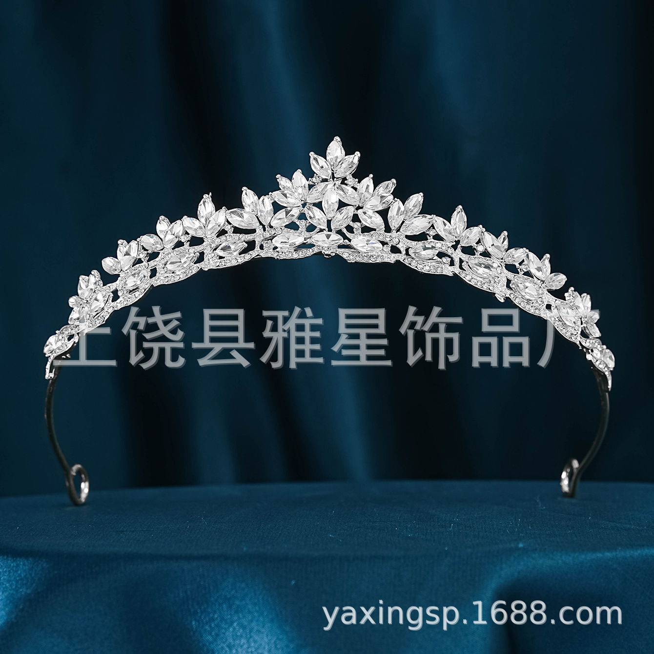 Girls' crown headwear, crown bride hair accessory, birthday gift, princess baby hair clip, 2025 new style, Europe and America Specification image