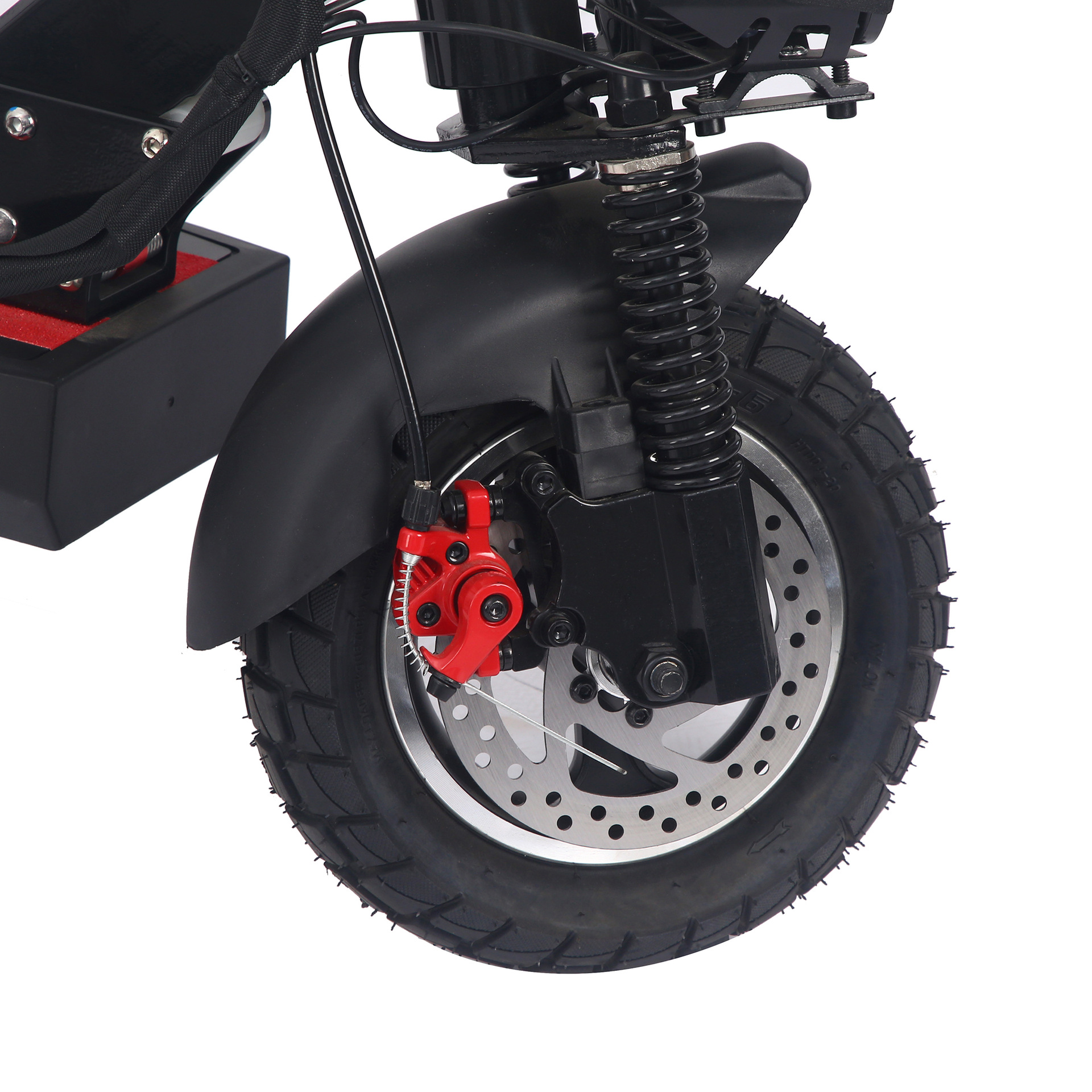 A new 10-inch adult electric scooter for foreign trade, a foldable outdoor portable transportation vehicle with cool color lights Specification image