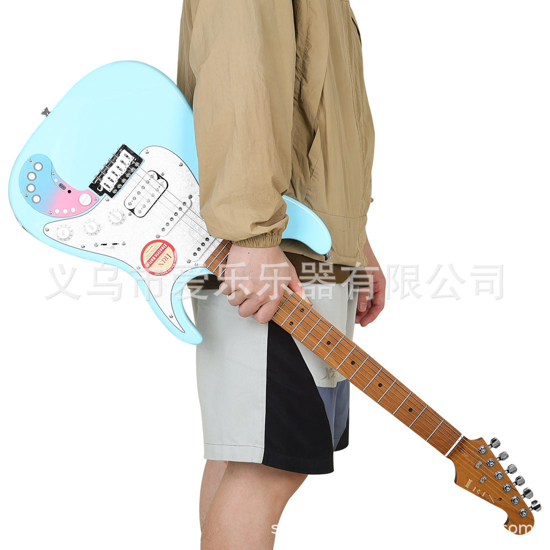 IRIN smart electric guitar with built-in effects 22 Bluetooth electric guitar, poplar electric guitar, high-end guitar case details Picture