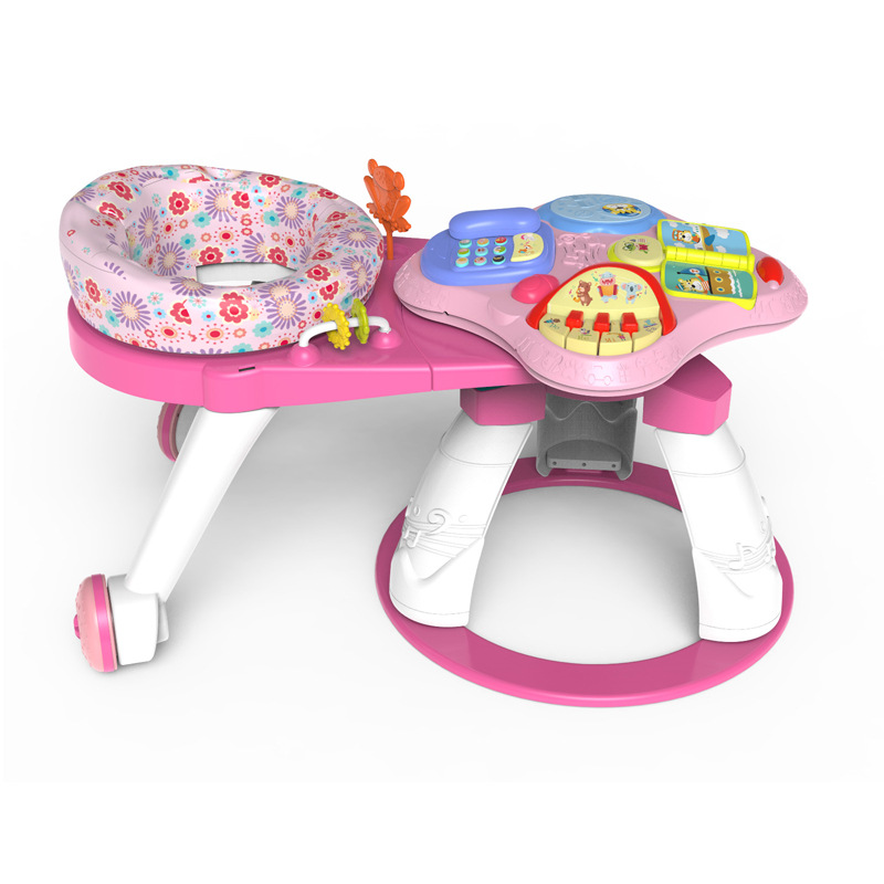 Baby three-in-one multi-functional rotating game table toy, early education and enlightenment learning table for newborns aged 1-3 Item Picture