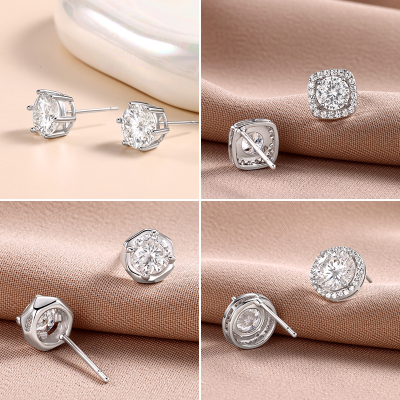 饰品/耳钉/耳饰/耳钉植绒/耳堵细节图