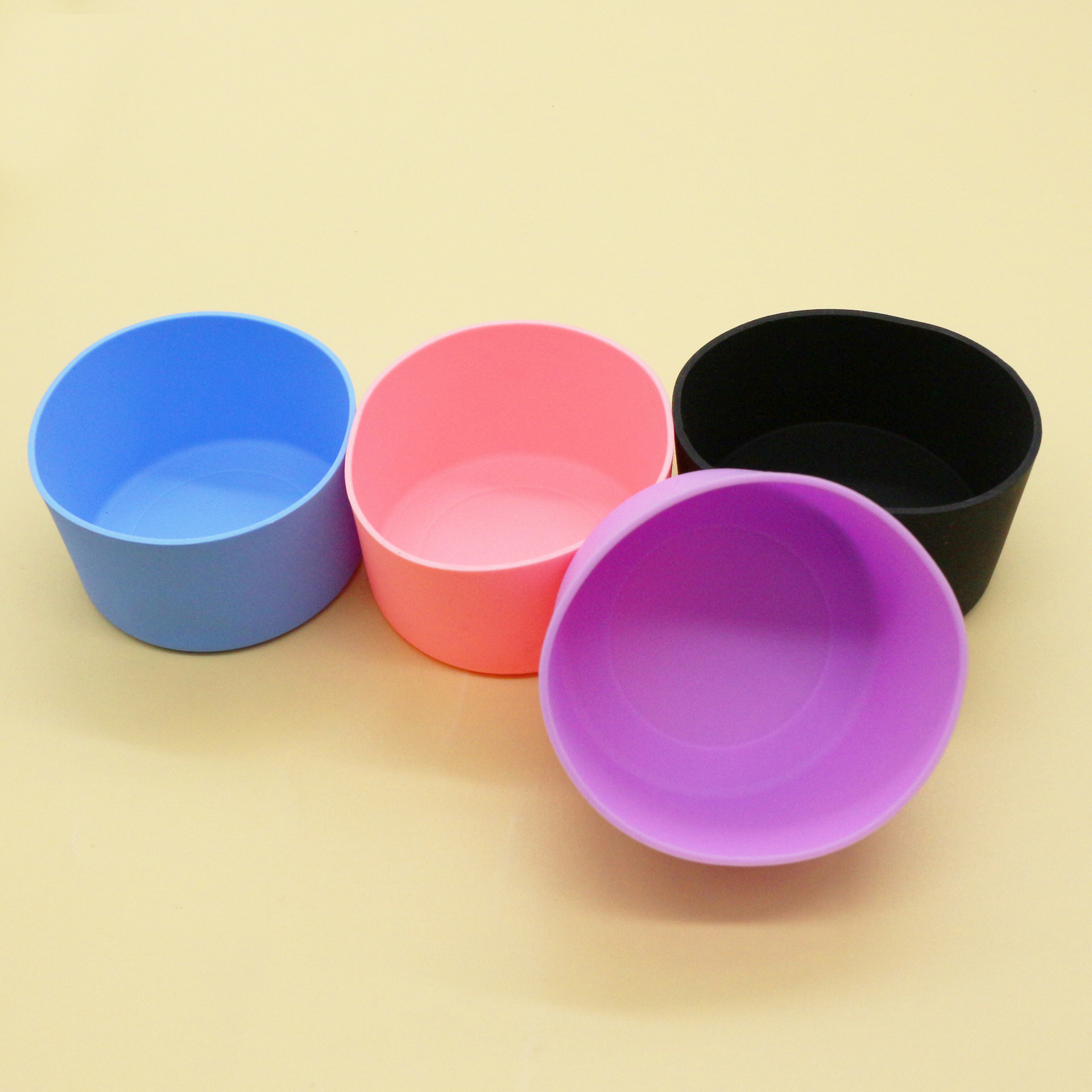 Silicone insulated cup covers 7-7.5cm, anti-slip and high-temperature resistant, Stanley water cup protective covers in stock Specification image