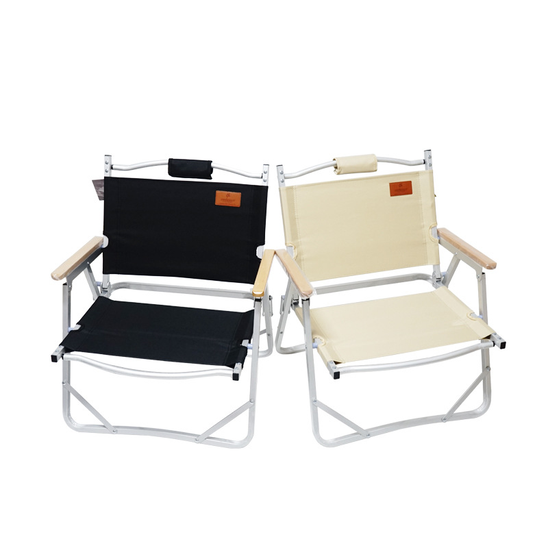 Komit outdoor folding chairs, Oxford fabric fishing beach chairs, portable camping and leisure low chairs, popular in stock in Japan and South Korea Item Picture