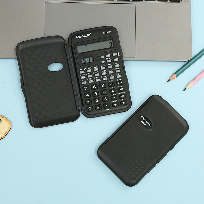 KK-105 Student computer, a multi-functional flip cover scientific function calculator, is a dedicated scientific computer for exams full figure