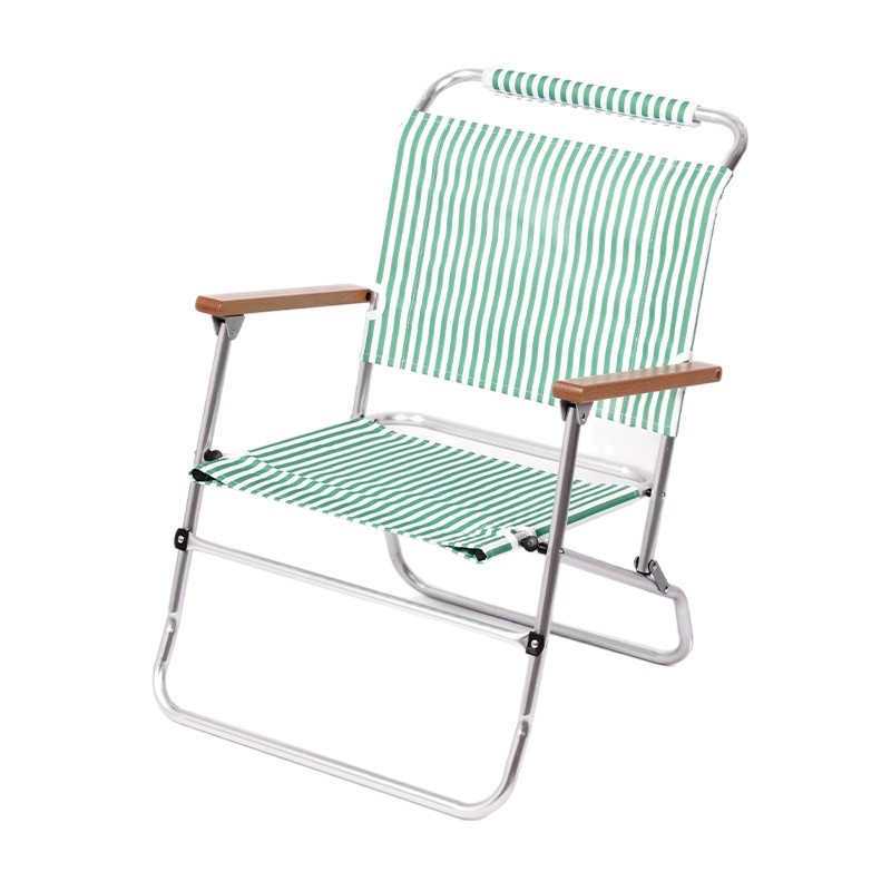 YEZHULIN outdoor camping folding chair, aluminum alloy raised British Army chair, casual and portable backrest Rover chair Item Picture