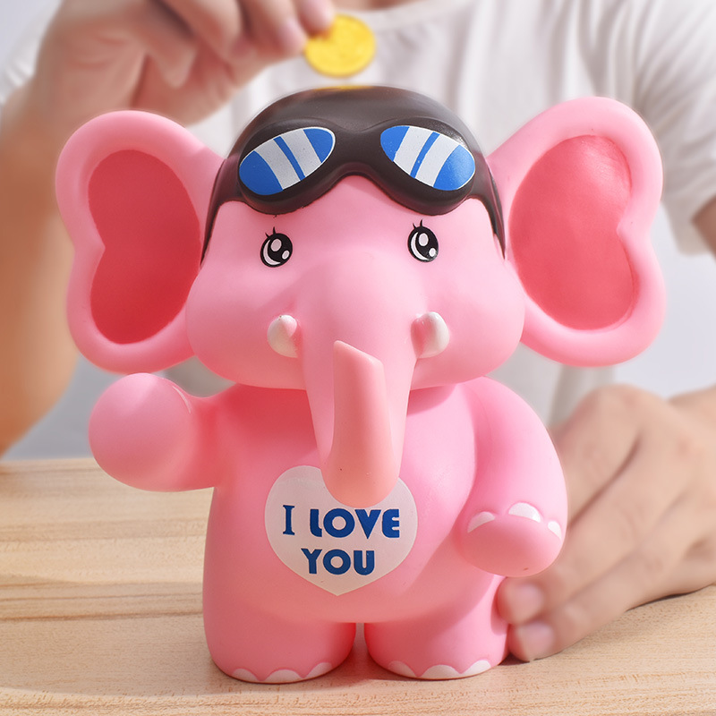 儿童礼物新款圣诞节礼物小礼品创意摆件储蓄硬币零钱罐大象存钱罐详情图3
