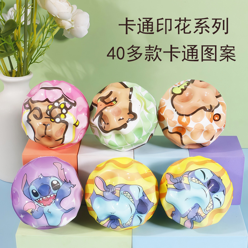 7cm wrist elastic ball wristband pat pu pressure ball for children and the elderly outdoor hand-grabbed exercise high-elastic sponge ball Application Scenario