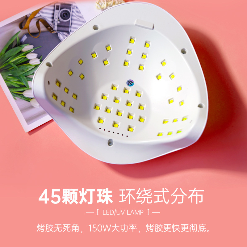 shanilak factory direct sale SUNX5MAX 150W nail art phototherapy machine, no blackening hands, 45 LED quick-drying, intelligent sensing Application Scenario