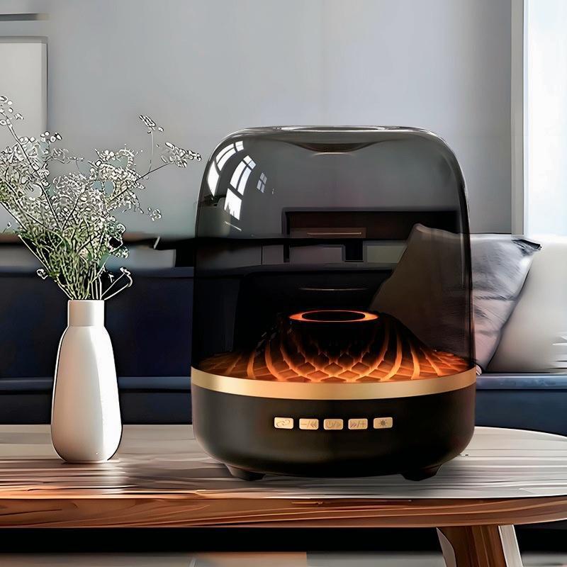 Cross-border e-commerce Bluetooth speaker, home wireless glass RGB lighting, portable desktop small subwoofer speaker details Picture