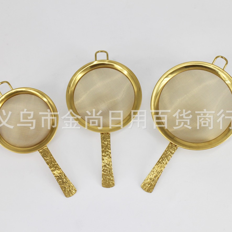 不锈钢树纹柄40目网漏304网豆浆果汁过滤网筛家用厨房滤网筛漏勺详情图3