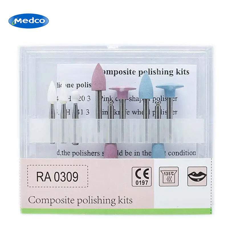 Cross-border exclusive porcelain polishing kits, dental composite resin polishing kits, dental silicone rubber polishing instruments