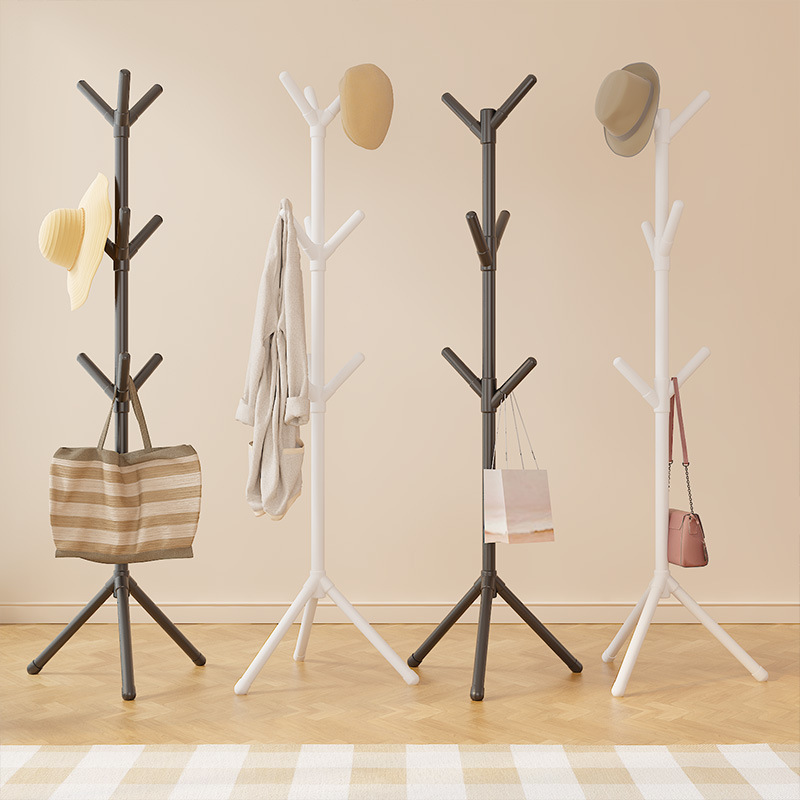 temu offers simple floor-standing tree-shaped coat racks for home use, bedroom standing clothes racks, and foyer hangers details Picture