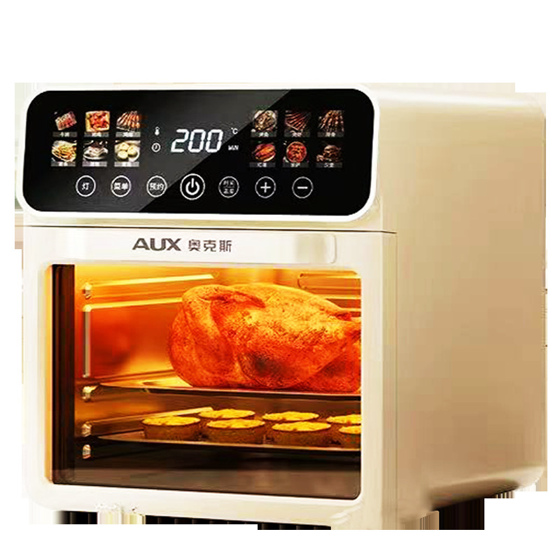 Brand air fryer visual model, multi-functional household smart large-capacity fully automatic microwave oven, French fries machine oven Item Picture